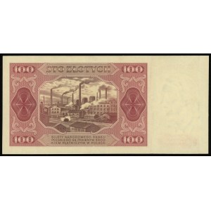 100 złotych 1.07.1948, seria FZ, numeracja 4593208, bez...