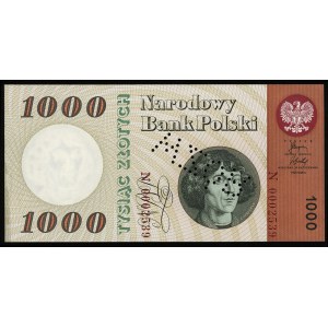 1.000 złotych 29.10.1965, seria N, numeracja 0002539, p...