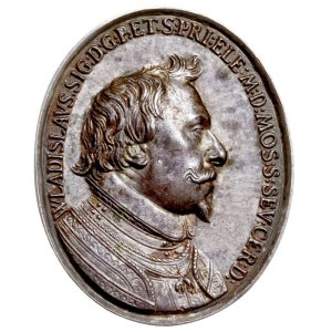 Władysław Zygmuntowicz -car 1610-1619, medal owalny z u...