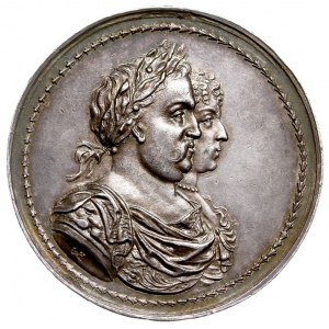 Jan III Sobieski, medal autorstwa Jana Höhna jun., wybi...