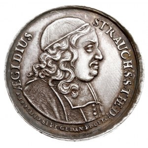 Aegidus Strauch (1632-1682), medal autorstwa Christiana...