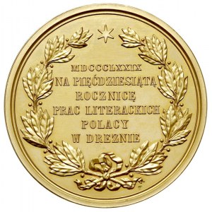 Józef Ignacy Kraszewski, medal autorstwa M. Bardulecka ...