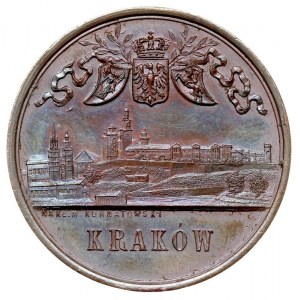 medal wybity nakładem M. Kurnatowskiego z 1887 roku, Aw...