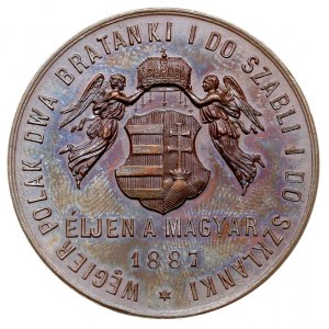 medal wybity nakładem M. Kurnatowskiego z 1887 roku, Aw...