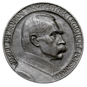 Józef Piłsudski, medal autorstwa Jana Raszki, 1916 r., ...