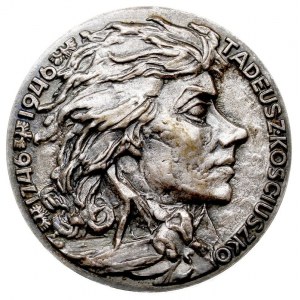 Tadeusz Kościuszko, medal autorstwa Franciszka Kalfasa,...