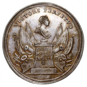 Fryderyk II Wielki, medal autorstwa Kittla wybity z oka...