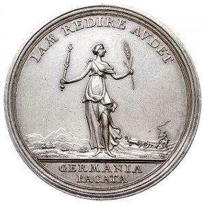 Fryderyk II Wielki, medal autorstwa Oexleina na pokój w...