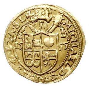 dukat 1555, złoto 3.35 g, Probszt 413, Zöttl 453, Fr. 6...