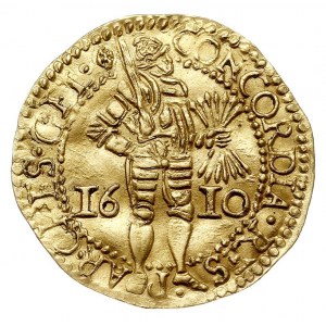 dukat 1610, złoto 3.47 g, Fr. 237, Delm. 649, zabrudzon...