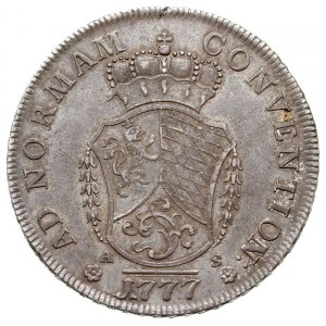 talar 1777, Mannheim, srebro 27.90 g, Dav. 2544, Haas 8...