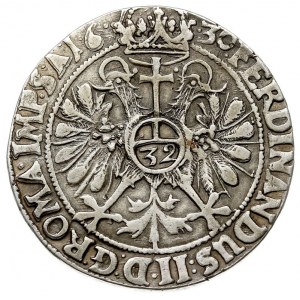 talar 1630 HI, z tytulaturą Ferdynanda II, srebro 28.56...