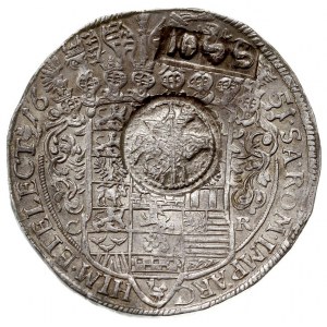 Jefimok 1655 na talarze saskim Jana Jerzego I z 1651 ro...