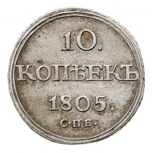 10 kopiejek 1805 СПБ ФГ, Bankowski Dwor (Petersburg), B...