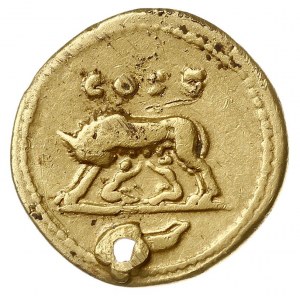 Domicjan 81-96 - jako cezar za rządów Wespazjana, aureu...