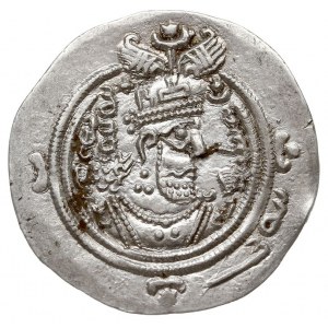 Khusro II 590-627, drachma, AT (mennica Atrapatan), rok...