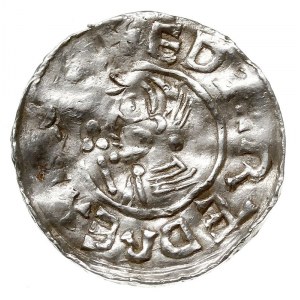 denar typu Crux, 991-997, mennica Exeter, mincerz Aelfs...