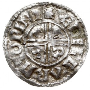 denar typu Crux, 991-997, mennica Winchester, mincerz A...