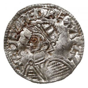 denar typu Helmet, 1003-1009, mennica Norwich, mincerz ...