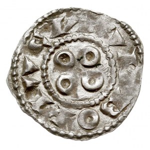Raimond-Berenger 1023-1067, denar, Aw: Krzyż, BERINGARI...