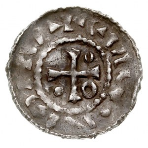 Ratyzbona, Henryk II 985-995 - drugie panowanie, denar ...