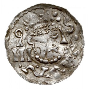 Salzburg, Henryk II 1002-1024, denar 1009-1024, Aw: Pop...