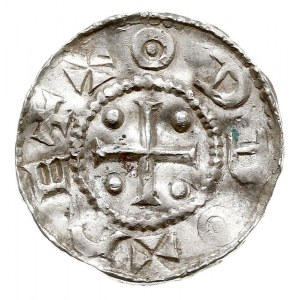 Dortmund, Otto III 983-1002, denar, Aw: Krzyż z kulkami...