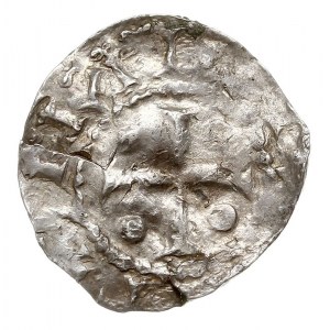 Dortmund, Henryk II 1002-1024, denar, Aw: Popiersie kró...