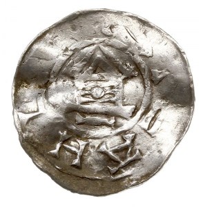 Otto III 983-1002, denar typu OAP, Goslar, Aw: Kapliczk...