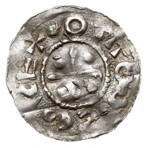 Esslingen, Otto I - Otto III 973-1002, denar, Aw: Krzyż...