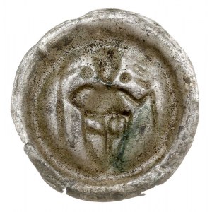 brakteat typu Rycerz”, ok. 1247-1257; Rycerz na wprost,...