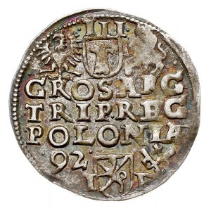 trojak 1592, Poznań, Iger P.92.2.a