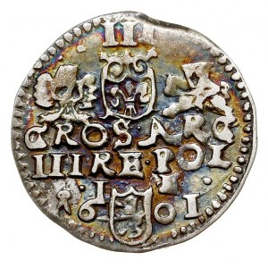 trojak 1601, Lublin, Iger L.01.2.a/d (R1)
