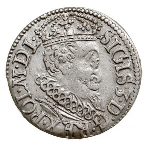 trojak 1619, Ryga, mała głowa króla, Iger R.19.1.f (R3)...