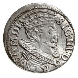 trojak 1619, Ryga, średnia głowa króla, Iger R.19.2.c (...