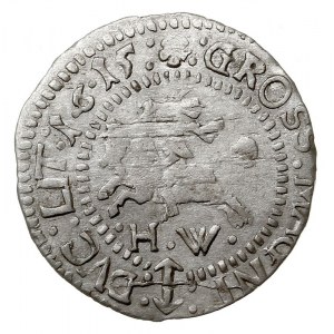grosz 1615, Wilno, litery H.W. pod Pogonią, Ivanauskas ...