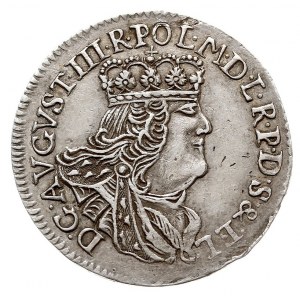 szóstak w czystym srebrze” 1762, Elbląg, Aw: Popiersie ...
