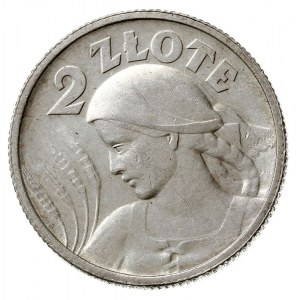 2 złote 1924, Paryż, Parchimowicz 109.a, bardzo ładne