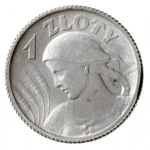 1 złoty 1924, Paryż, Parchimowicz 107.a, mikroryski na ...