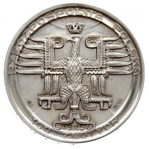 100 złotych 1925, Warszawa, Kopernik”, z oryginalnym pr...