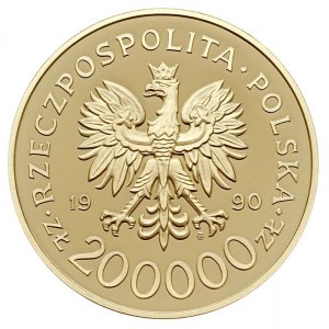 200.000 złotych 1990, Warszawa, 10-lecie Solidarności, ...