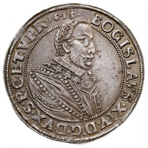 talar 1633, Szczecin, Aw: Popiersie i napis wokoło BOGI...