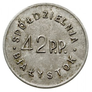 Białystok - 1 złoty Spółdzielni 42 Pułku Piechoty, 2 em...