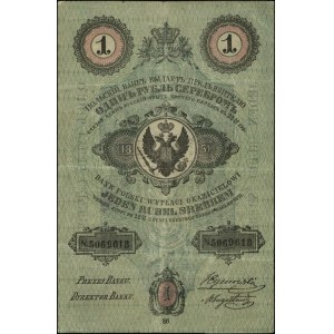 1 rubel srebrem 1851, podpisy: J. Tymowski, M. Engelhar...
