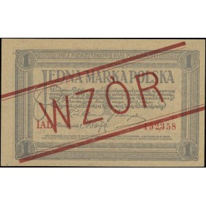 1 marka polska 17.05.1919, seria IAL, numeracja 152358,...