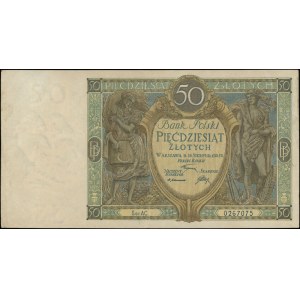 50 złotych 28.08.1925, seria AC, numeracja 0267075, Luc...