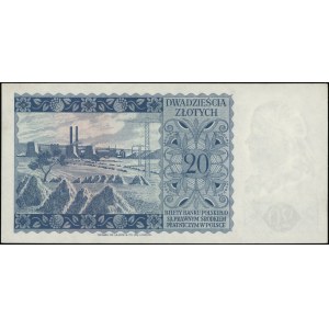 20 złotych 15.08.1939, seria L, numeracja 967090, Lucow...