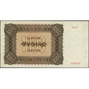 1.000 złotych 1945, seria A, numeracja 8826376, Lucow 1...