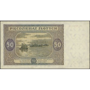 50 złotych 15.05.1946, seria M, numeracja 3851239, Luco...