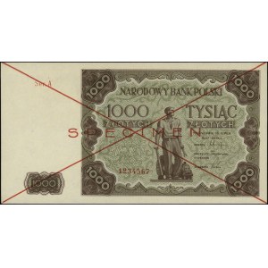 1.000 złotych 15.07.1947, seria A, numeracja 1324657, o...